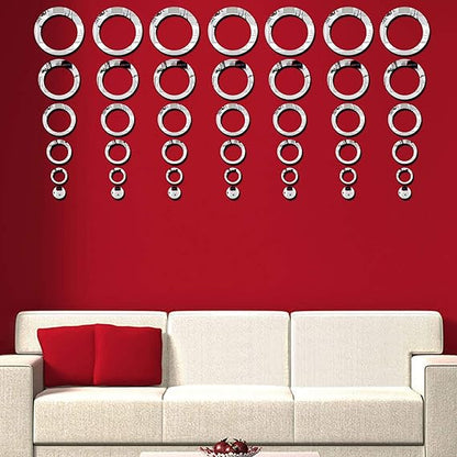 3D Acrylic Mirror Wall Decor