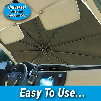 Universal Fit Car Windshield Sun Shade Brella