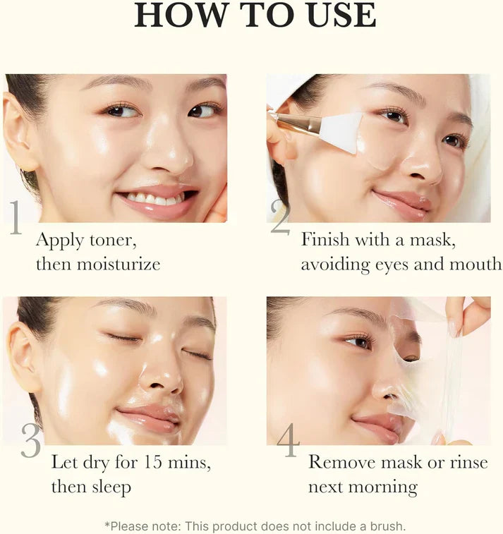 Kojic Acid + Turmeric Overnight Skin Brightening Mask