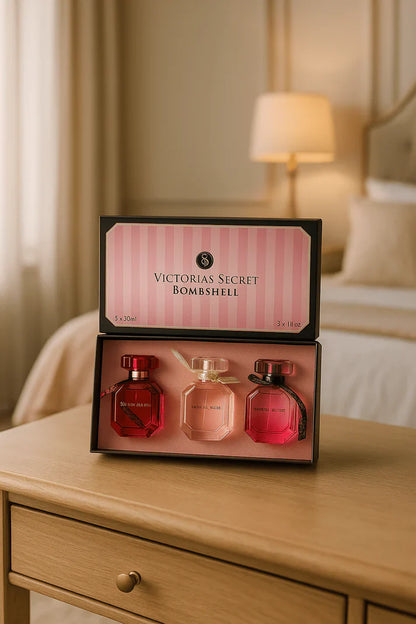 Victoria’s Secret Bombshell Mini Perfume Trio – Original Set